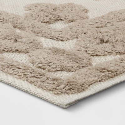 Outdoor Rug Tufted Geo Cream - Opalhouse⢠- Image 2