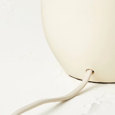 Small Table Lamp With Fringe Shade Off-White (Includes LED Light Bulb) - Opalhouse™ Designed With Jungalow™ - Image 4