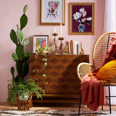 Lily Rattan Armchair With Metal Legs - Assembly Required - Opalhouse™ - Image 6