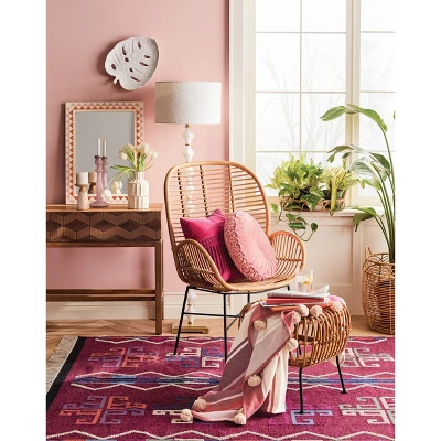 Lily Rattan Armchair With Metal Legs - Assembly Required - Opalhouse™ - Image 4