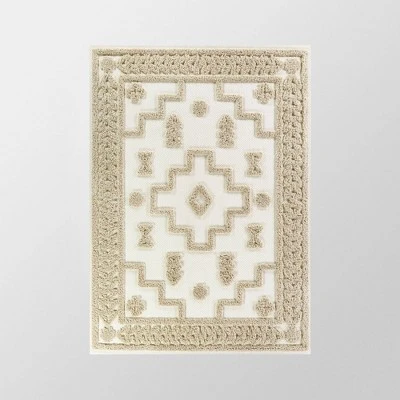Outdoor Rug Tufted Geo Cream - Opalhouse⢠- Image 5