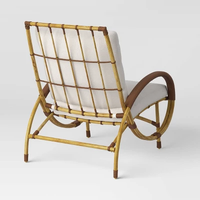 2pc Sculptured Statement Patio Chair & Ottoman - Opalhouse™ - Image 4